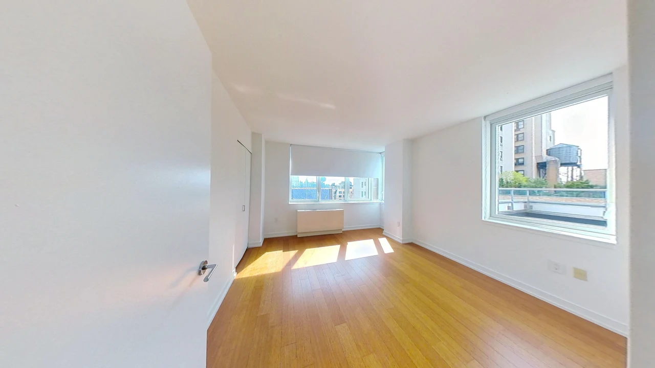 Sunlit living space at 254 West 93rd Street from our project photography